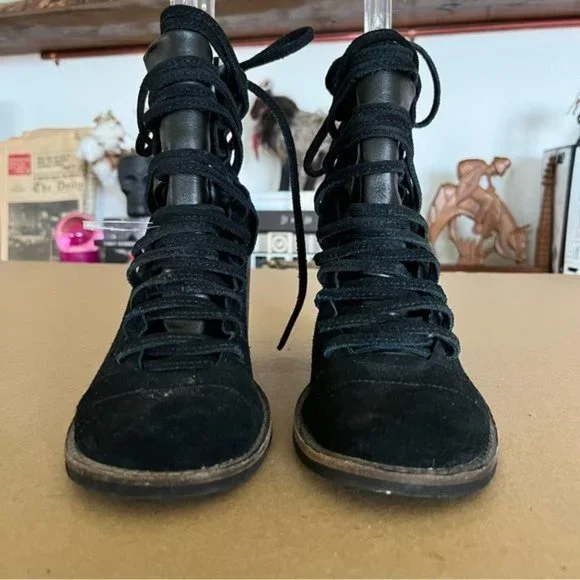Free People x Faryl Robin Lucas Lace Up Boot - Picture 4 of 12